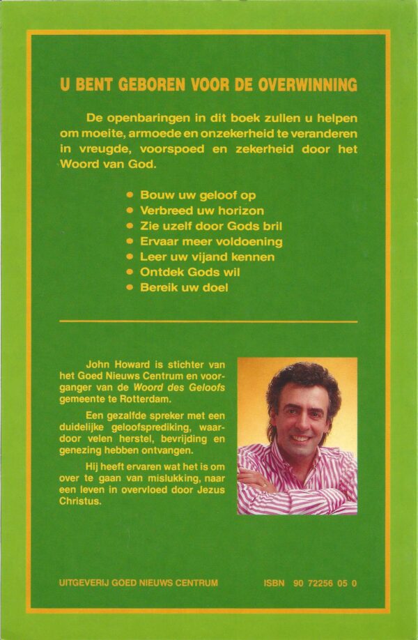 Leven & overvloed achterzijde. Achterkant van het boek: Leven en overvloed.